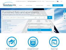 Tablet Screenshot of bochum.homecompany.de