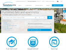 Tablet Screenshot of hannover.homecompany.de